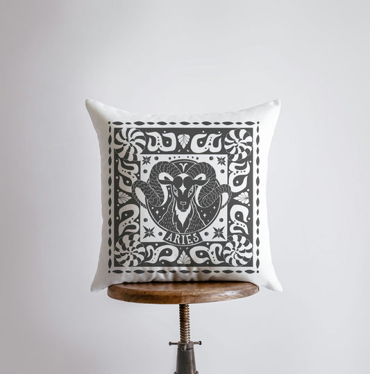 Aries | Zodiac | Stars | Astrology | Throw Pillow  | Map of the Stars - The Witches' Cupboard