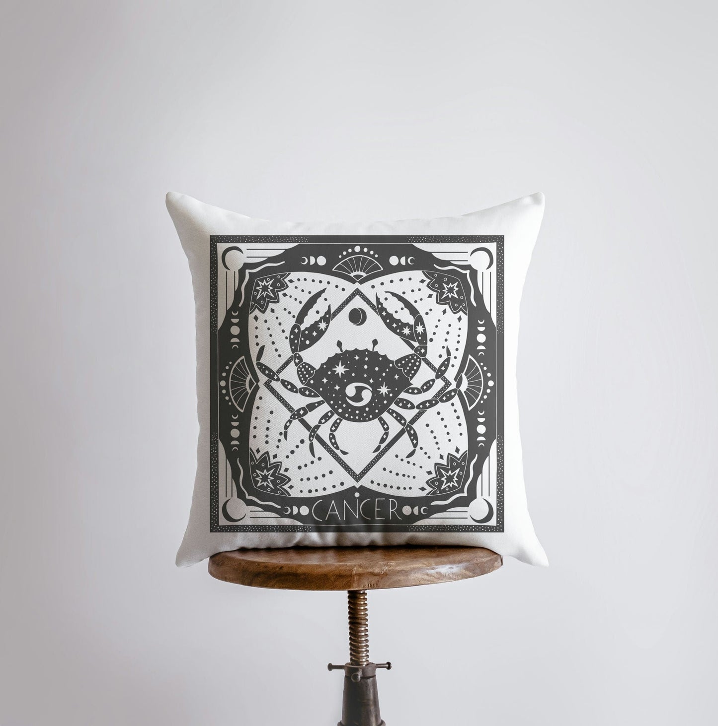 Cancer | Zodiac | Stars | Astrology | Throw Pillow  | Map of the Stars - The Witches' Cupboard