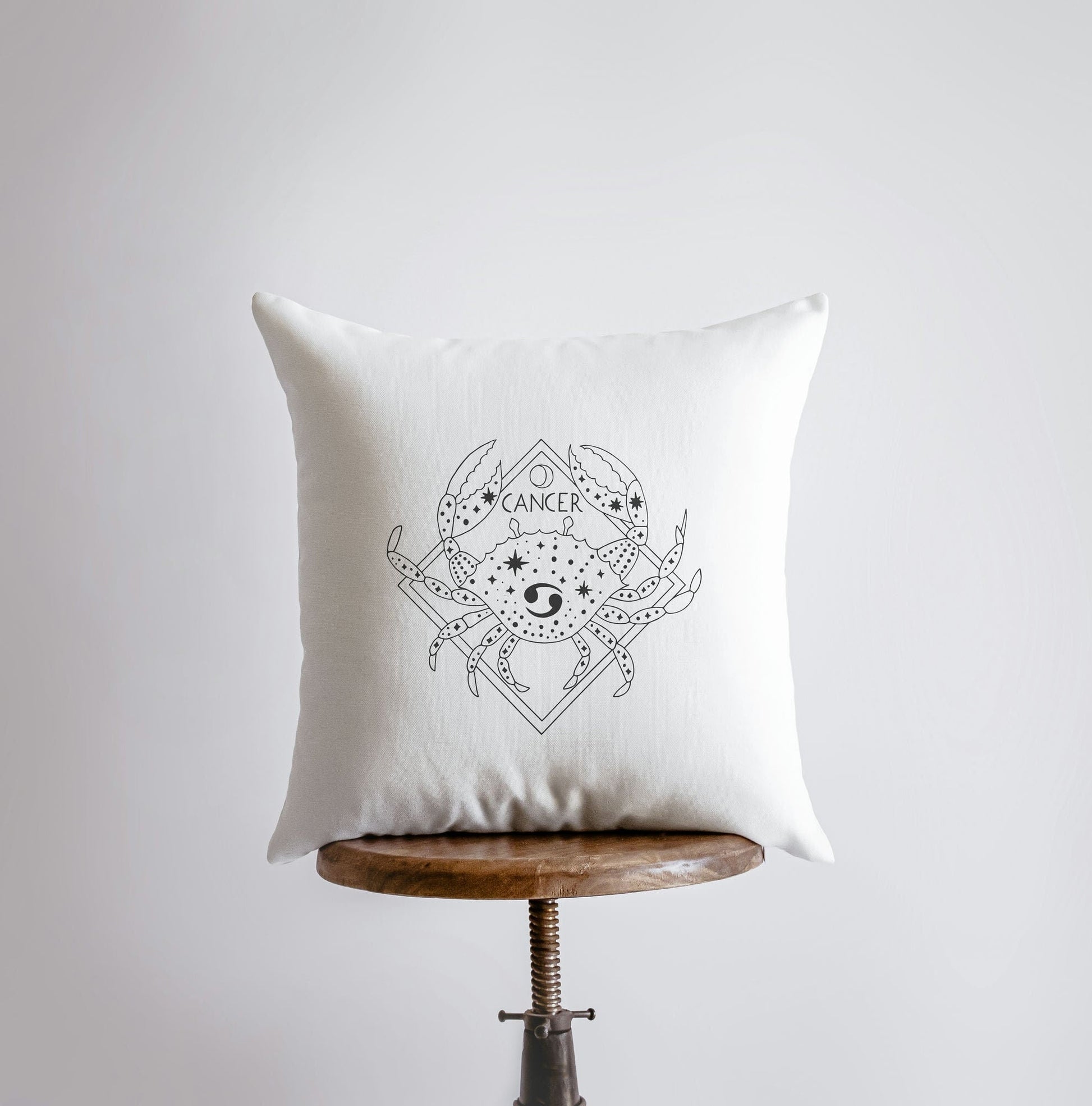 Cancer | Zodiac | Stars | Astrology | Throw Pillow  | Map of the Stars - The Witches' Cupboard