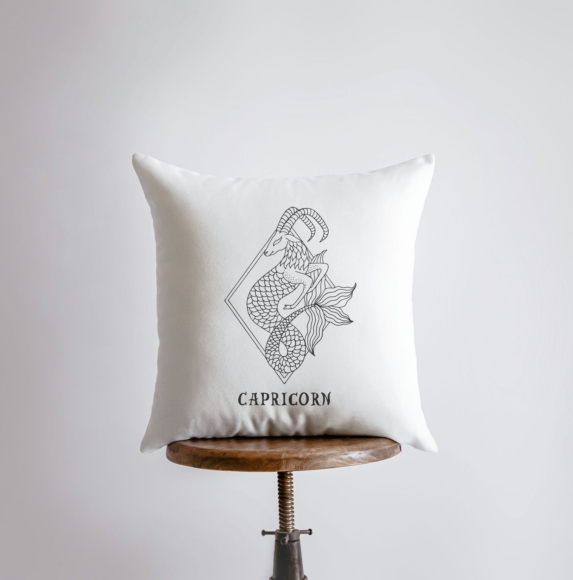 Capricorn | Zodiac | Stars | Astrology | Throw Pillow  | Map of the - The Witches' Cupboard