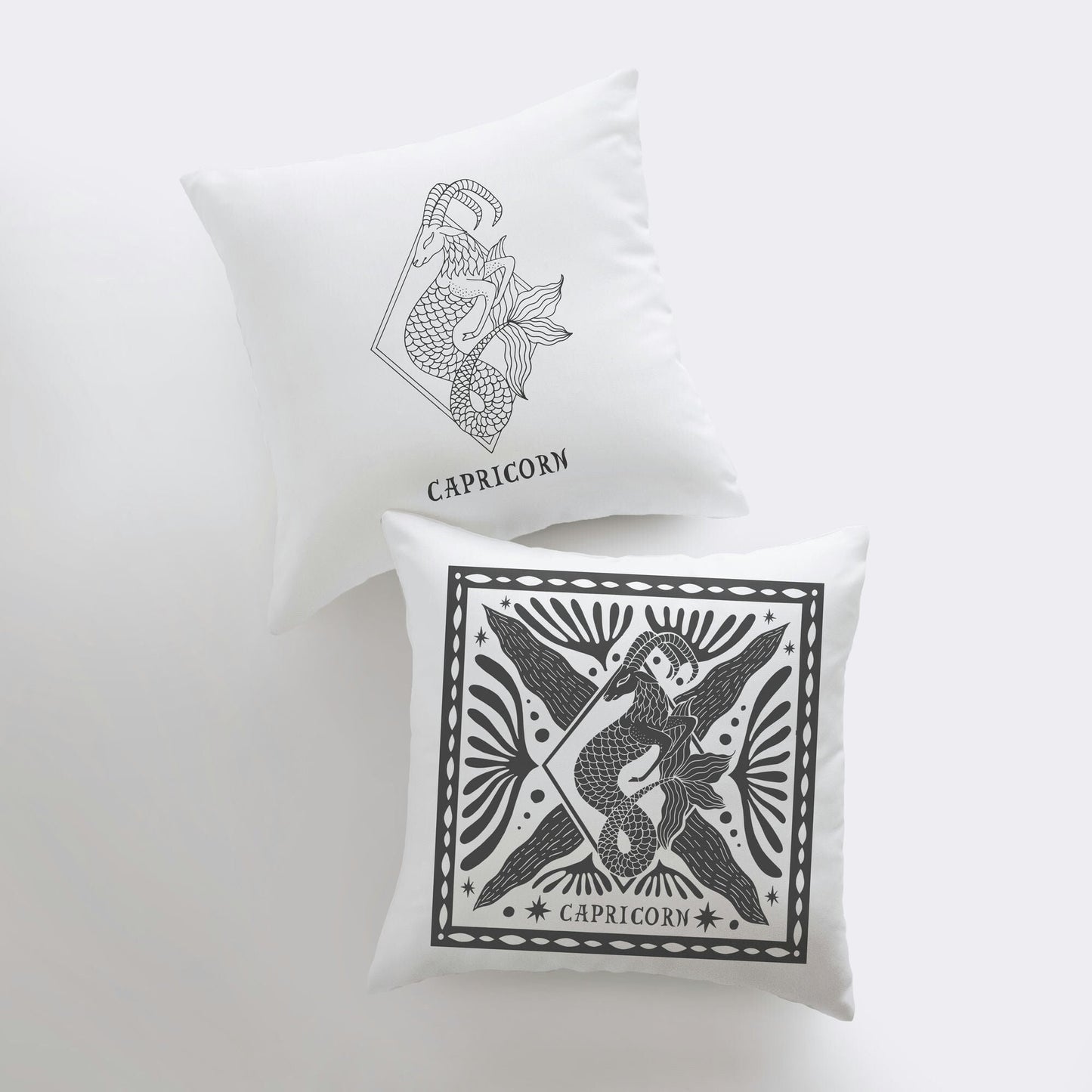 Capricorn | Zodiac | Stars | Astrology | Throw Pillow  | Map of the - The Witches' Cupboard