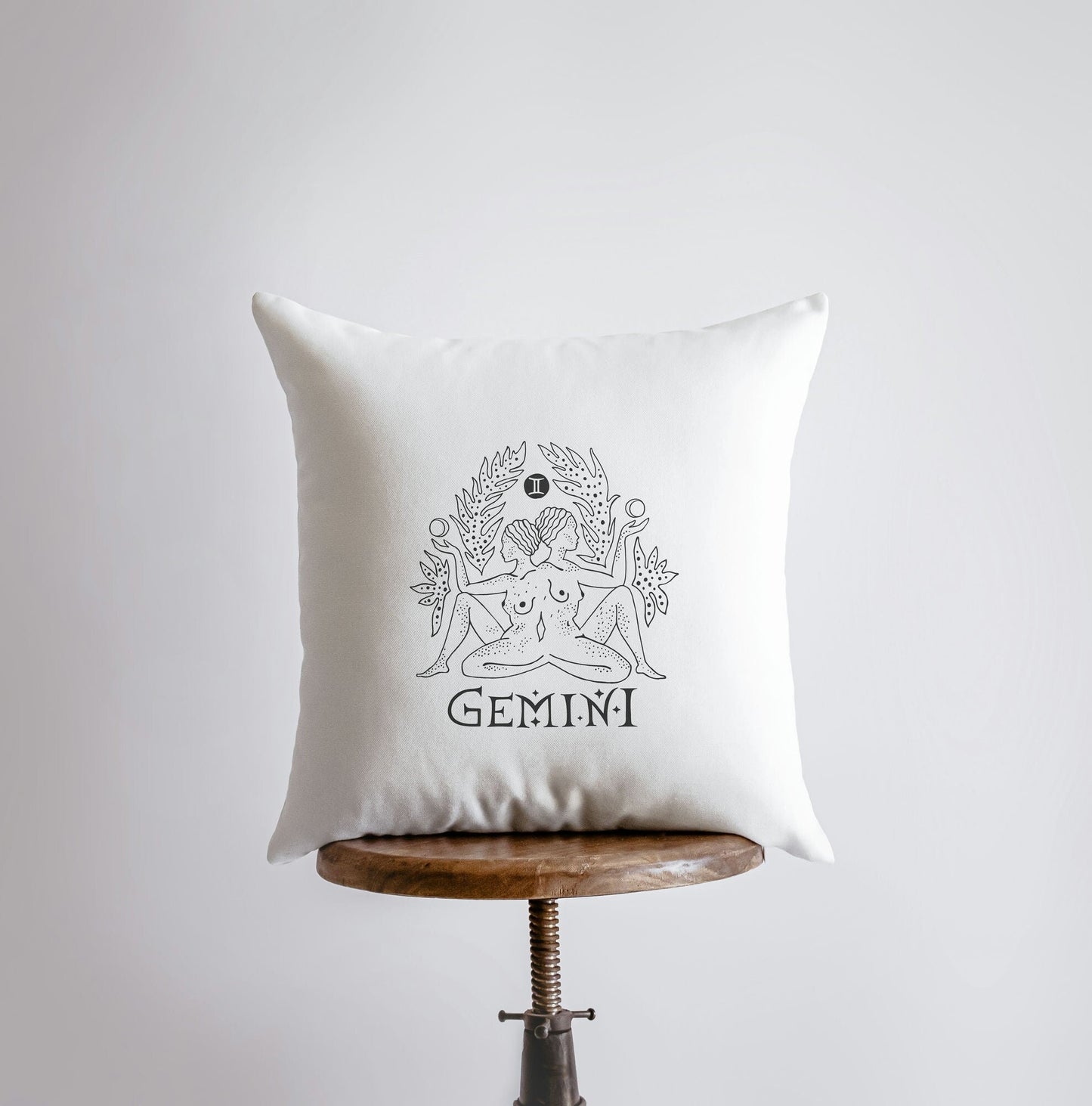 Gemini | Zodiac | Stars | Astrology | Throw Pillow  | Map of the Stars - The Witches' Cupboard